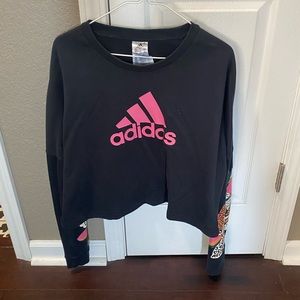 Adidas crop sweatshirt